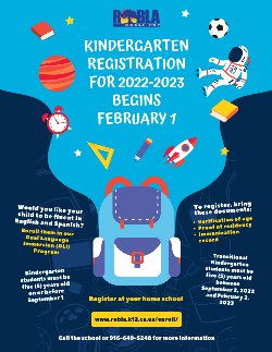 Kindergarten Registration Flyer-English